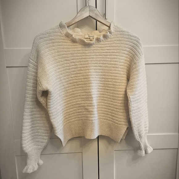 Madewell Cream Sweater Sz Small - Picture 2 of 2